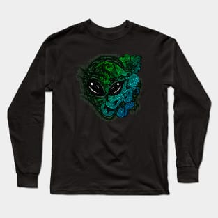 Abstract Alien Long Sleeve T-Shirt